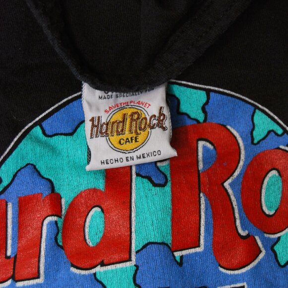 90s Hard Rock Cafe Tank (L) large black cropped vintage graphic tee rocker music - Picture 8 of 8